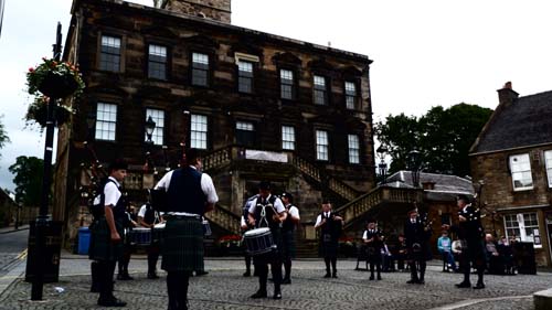 Playing in Linlithgow