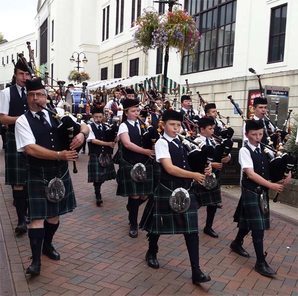 The Band in the Town Centre